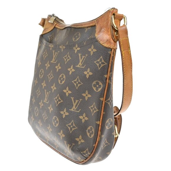 LOUIS VUITTON Odeon PM Shoulder Bag Monogram Leather Brown France - Picture 2 of 16